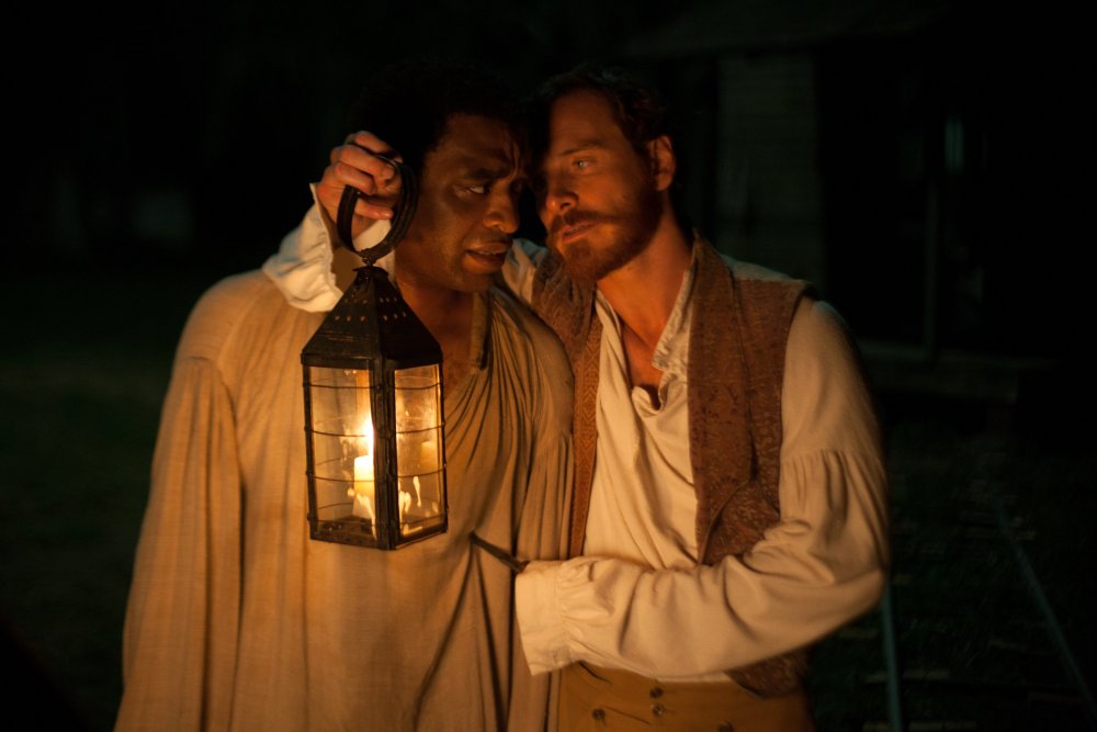 The body snatched: Chiwetel Ejiofor with Michael Fassbender in 12 Years a Slave