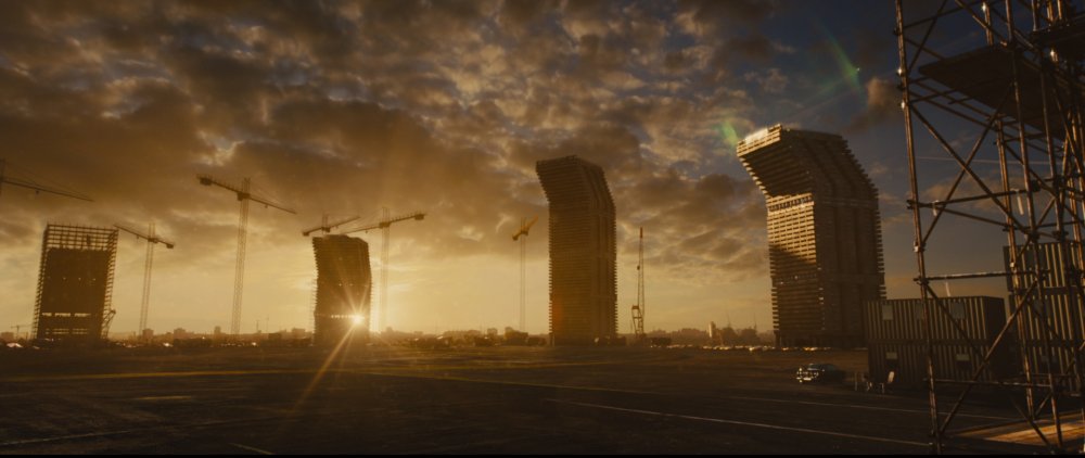 The tower blocks in a still from High-Rise