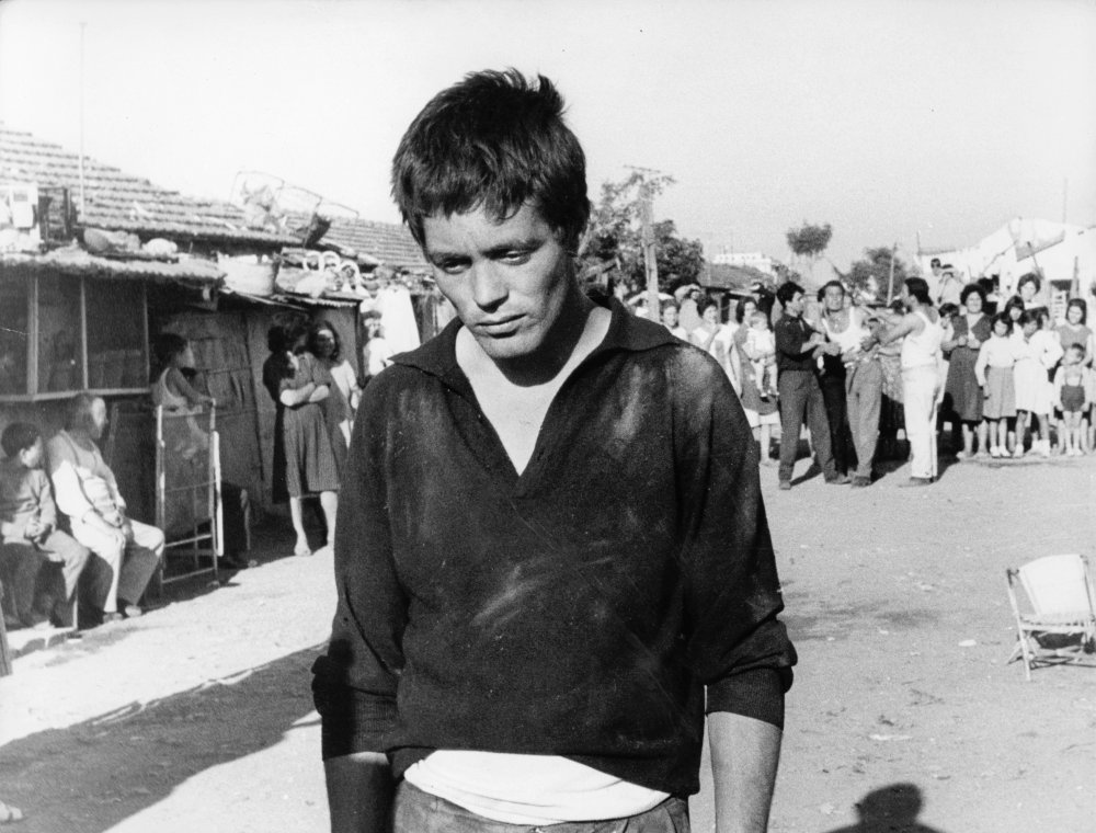 Franco Citti as the titular character in Pier Paolo Pasolini&amp;rsquo;s Accattone (1961)