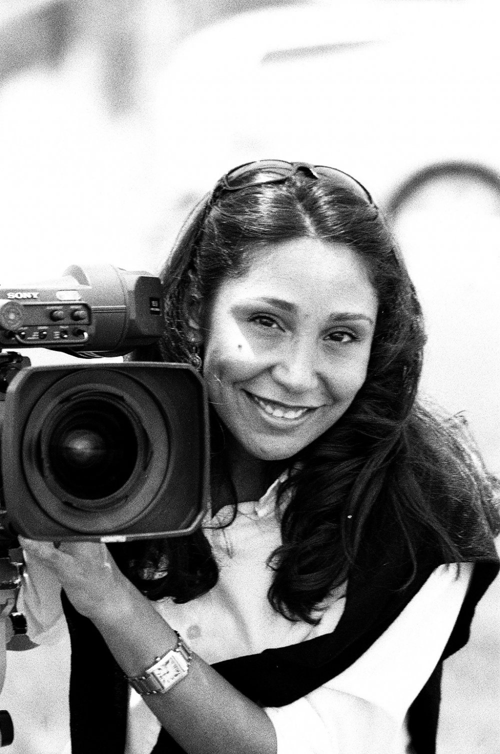Haifaa Al-Mansour filming Wadjda (2012)