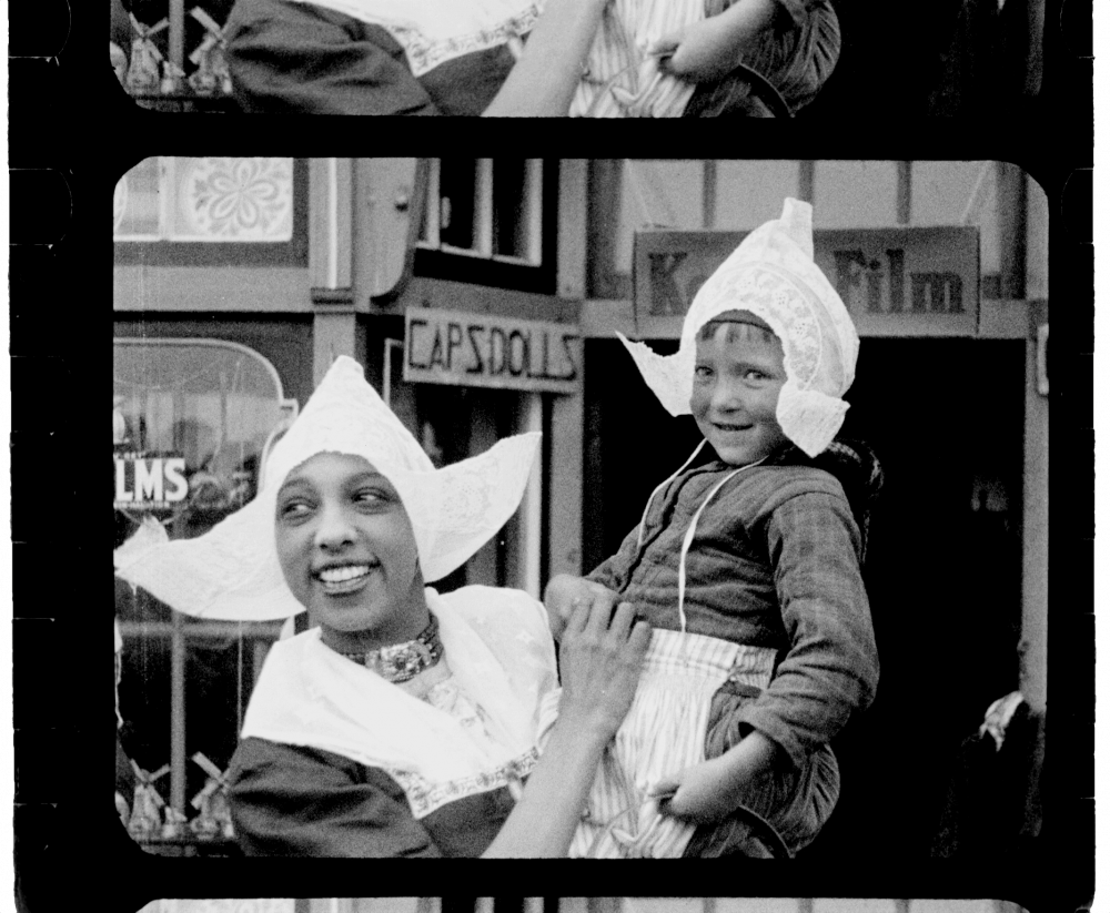 Josephine Baker on a visit to the Netherlands, 1928