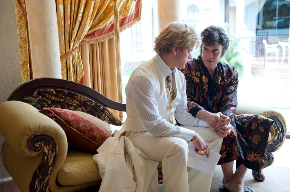 Matt Damon and Michael Douglas in Behind the Candelabra: My Life with Liberace (2013)