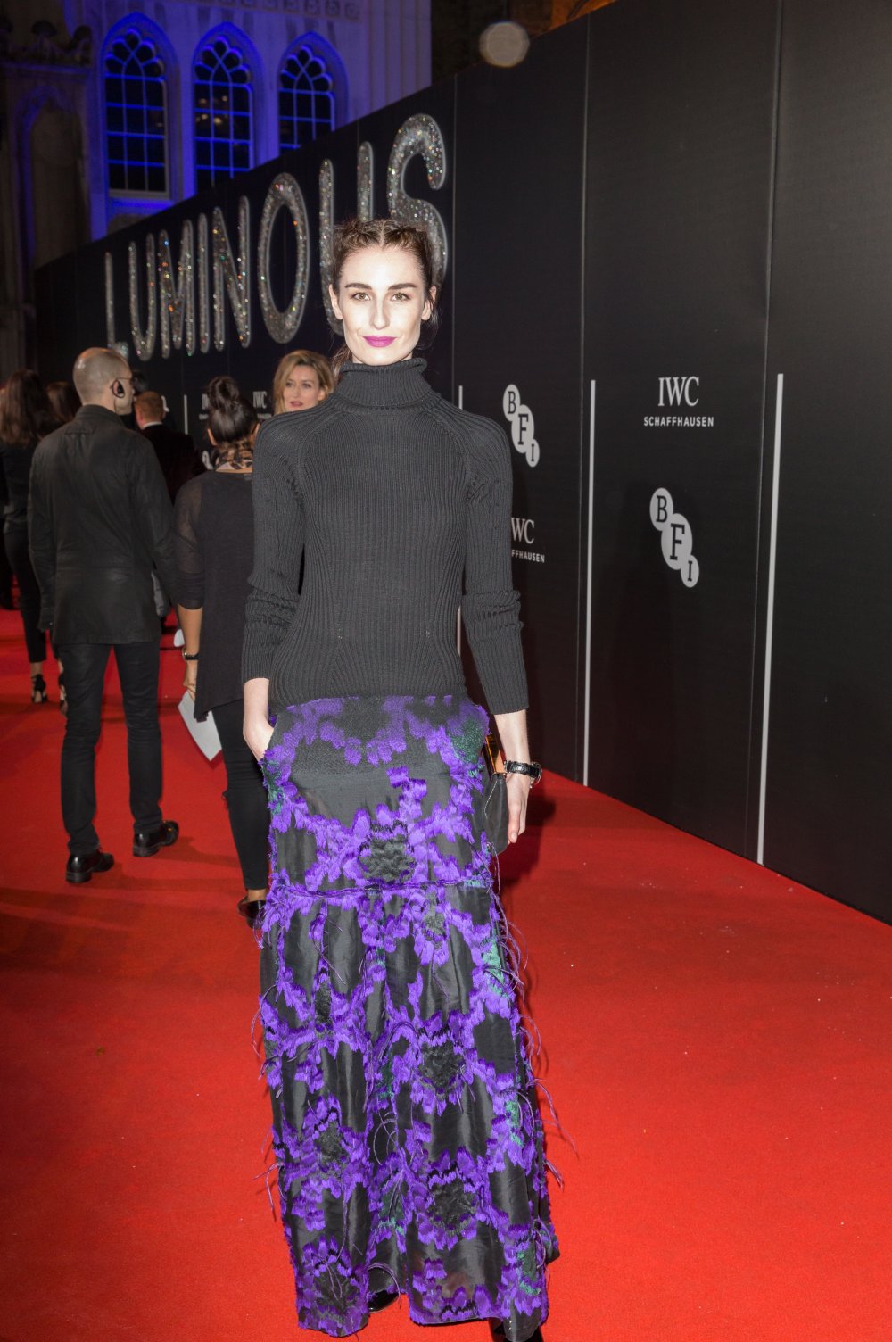 Erin O’Connor attends the BFI LUMINOUS gala 2015
