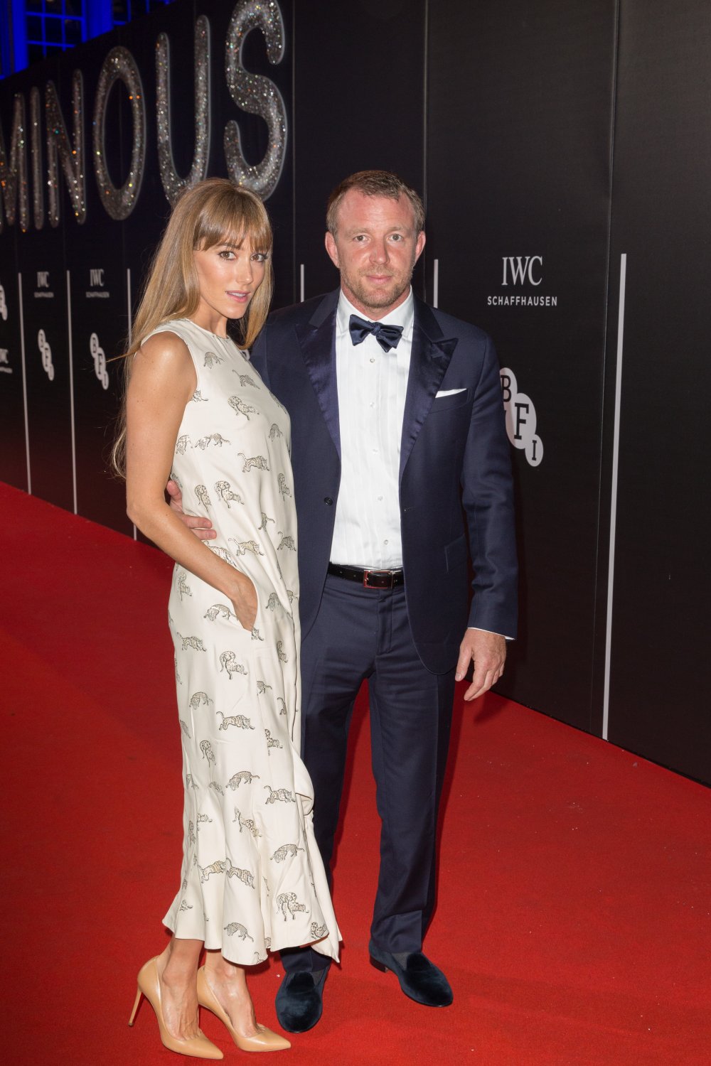 Guy Ritchie and Jacqui Ainsley attends the BFI LUMINOUS gala 2015