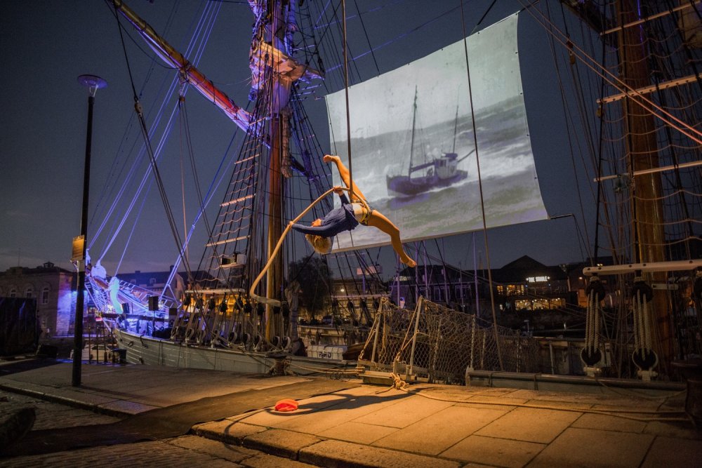 A Celluloid Sail event in Plymouth.
