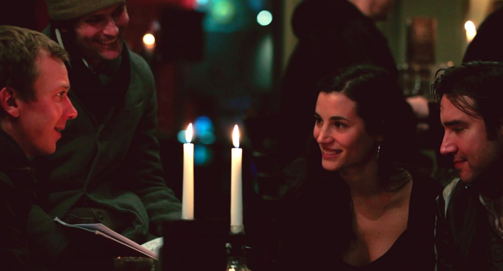 The London everybody knows: Elisa (Elisa Lasowski, centre) on a night out with friends