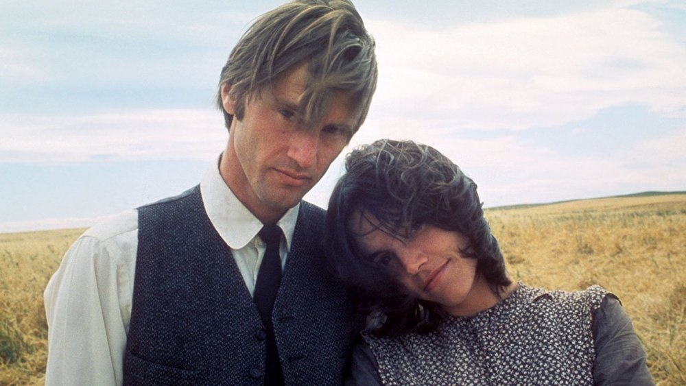 With Brooke Adams in Days of Heaven (1978)