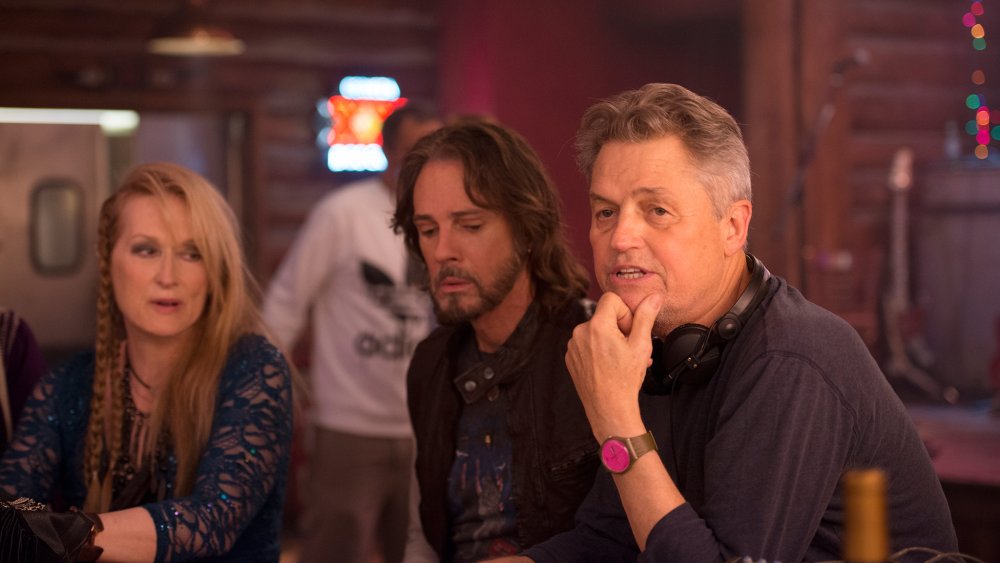 Meryl Streep, Rick Springfield and Demme on the set of Ricki and the Flash (2015)