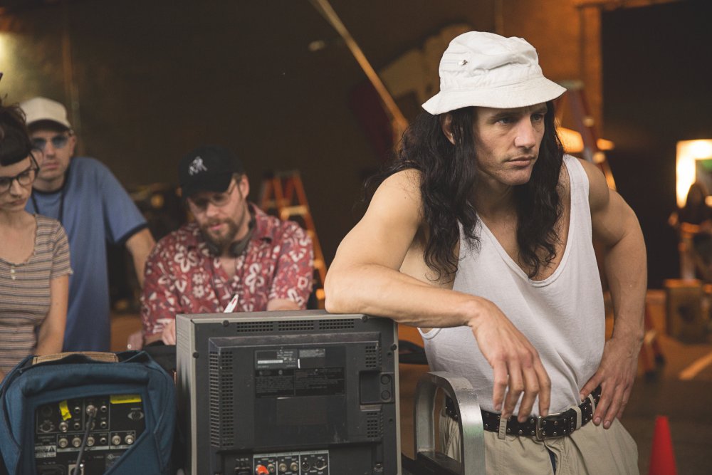 James Franco as director Tommy Wiseau directing the latter&amp;rsquo;s The Room in the former&amp;rsquo;s The Disaster Artist