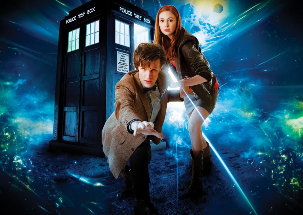 Matt Smith and Karen Gillan in Doctor Who (2005-)
