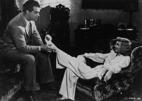 Fred Macmurray and Barbara Stanwyck in Double Indemnity (1944), directed by Billy Wilder