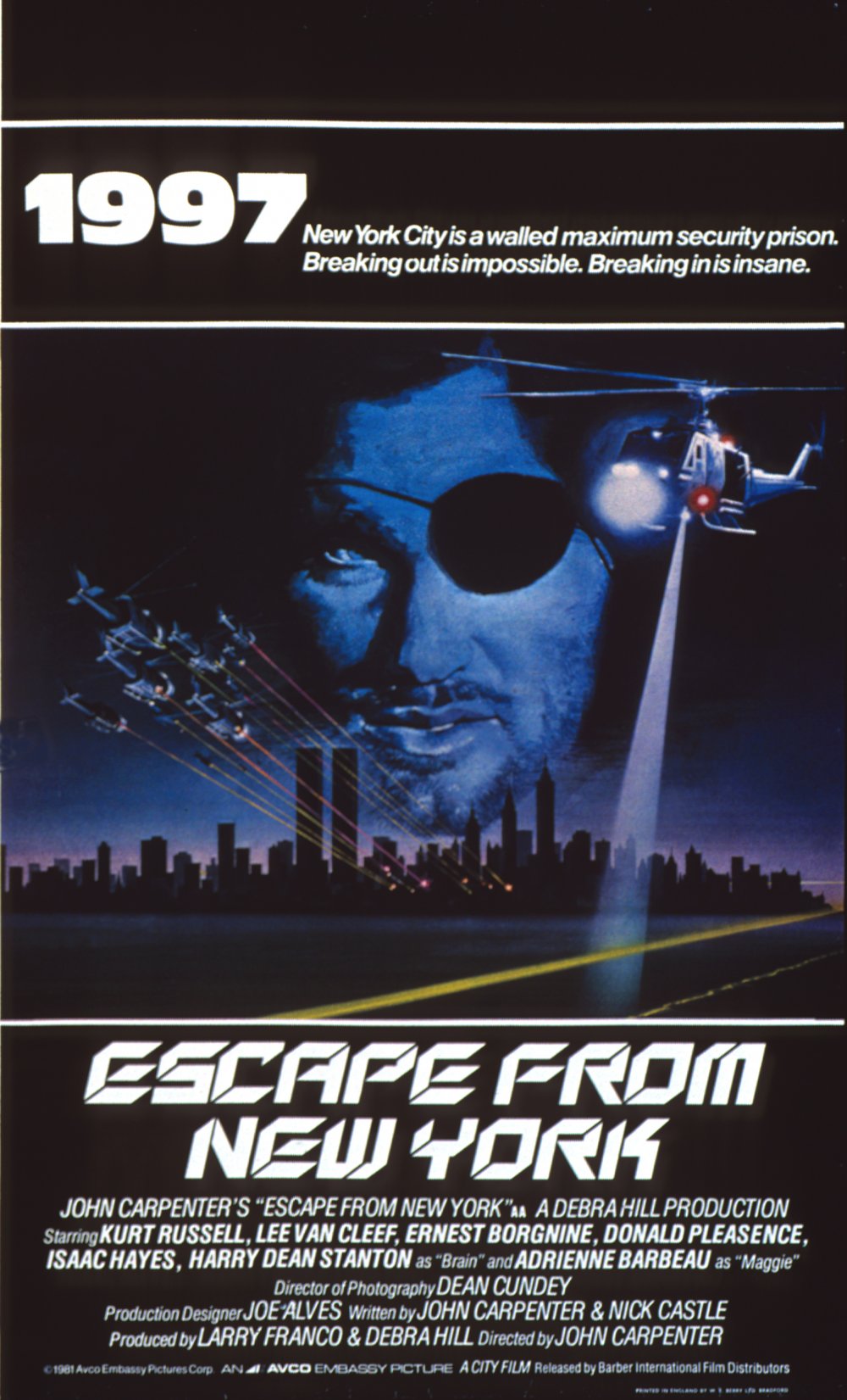 Escape from New York (1981) poster