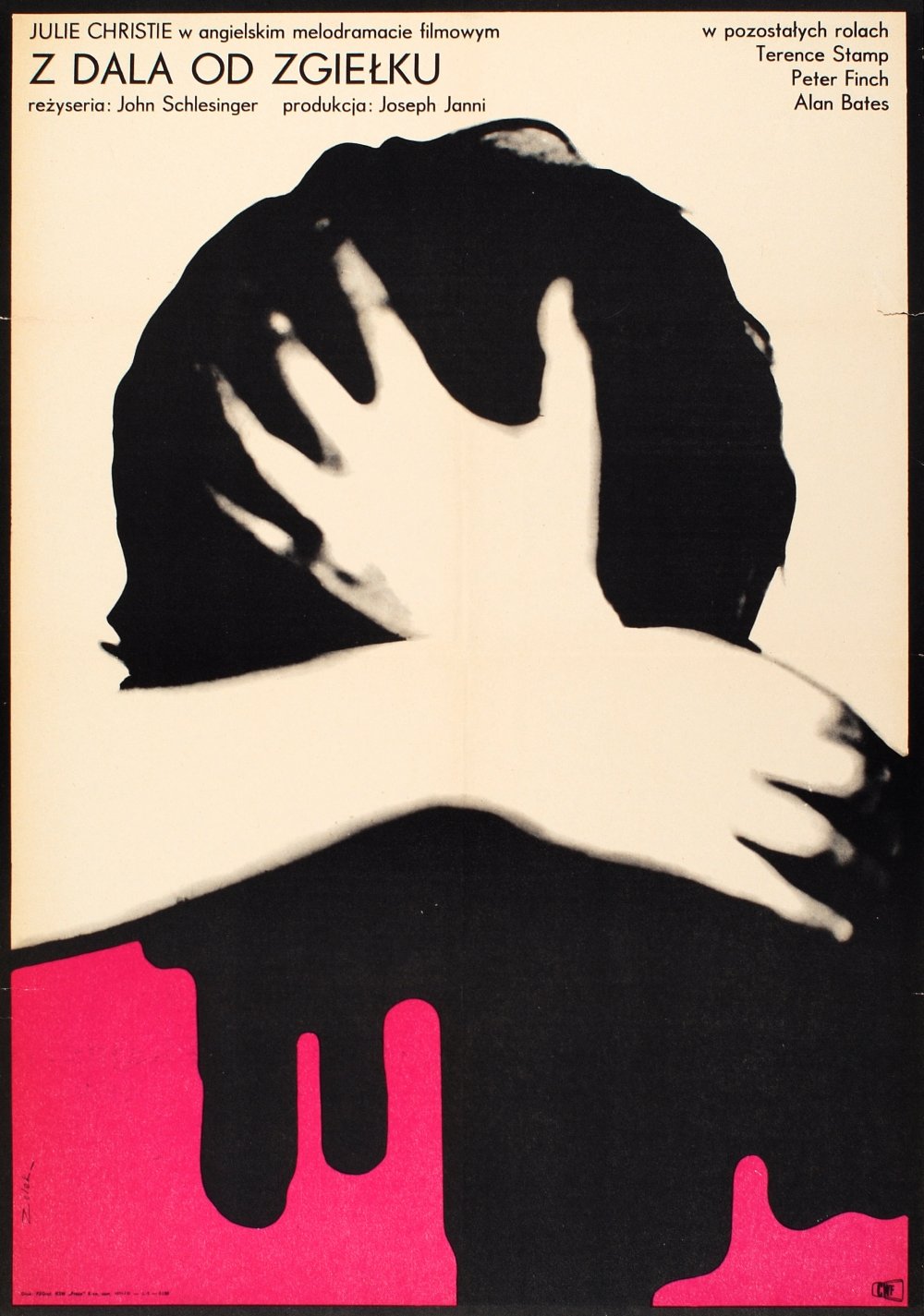 Poster for Far from the Madding Crowd (1967) by Bronis&amp;#322;aw Zelek