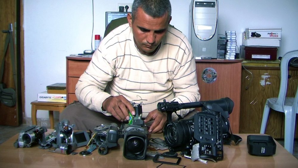Man with five movie cameras: Palestinian filmmaker Emad Burnat