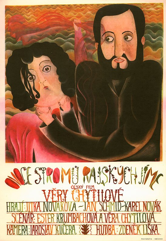 Czech surrealist Eva &amp;Scaron;vankmajerov&amp;aacute;&amp;rsquo;s poster for The Fruit of Paradise (Ovoce stromu rajsk&amp;yacute;ch j&amp;iacute;me, 1969)