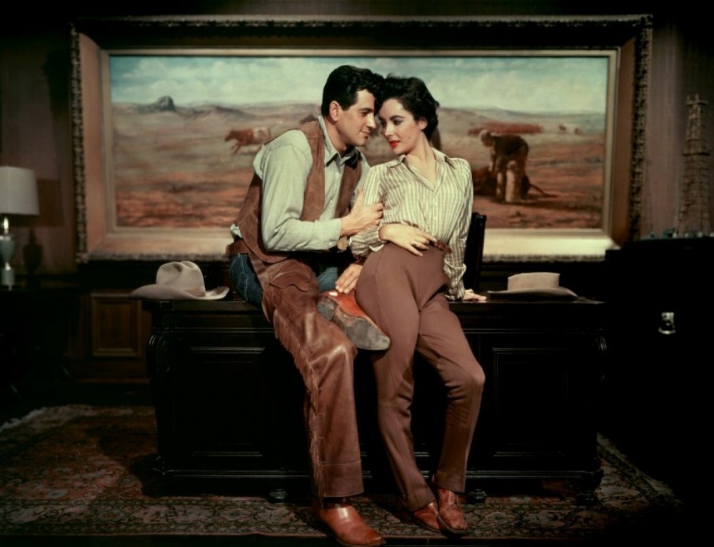 Rock Hudson and Elizabeth Taylor in Giant (1956)
