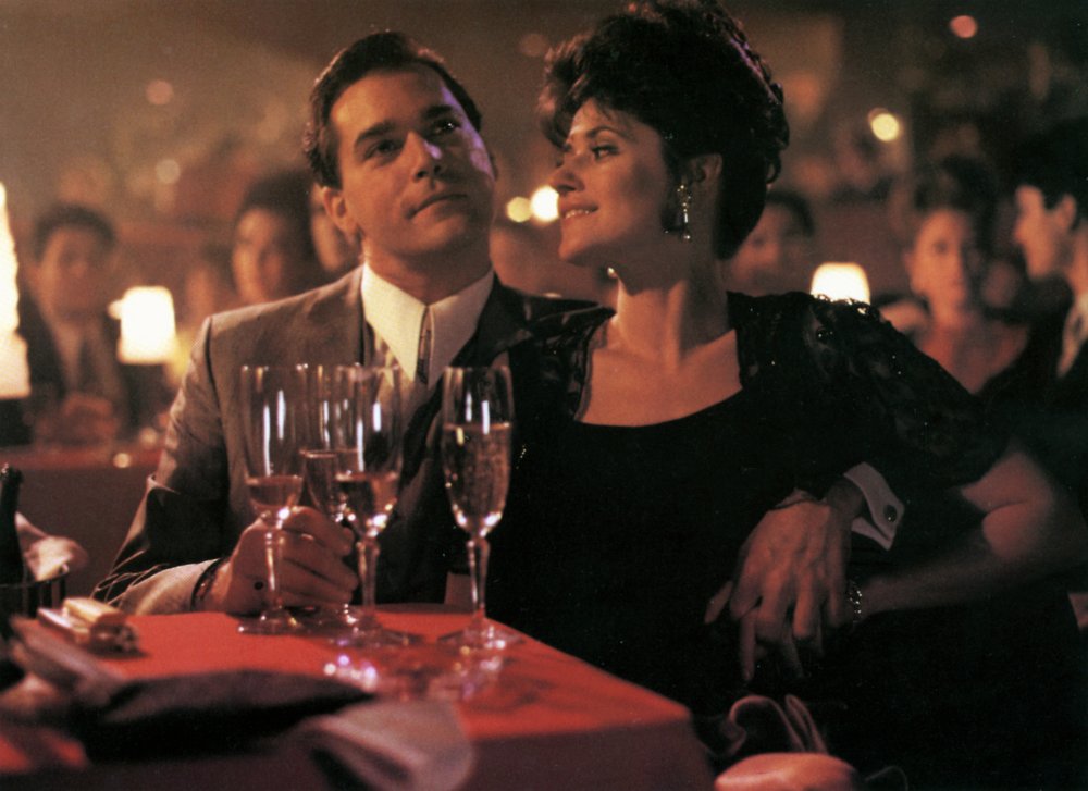 Ray Liotta and Lorraine Bracco as Henry and Karen in Goodfellas (1990)