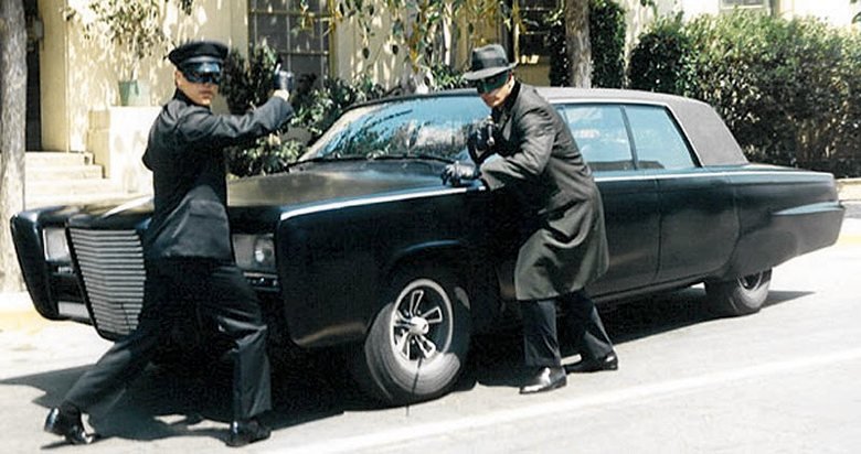 Bruce Lee and Van Williams in The Green Hornet (1966)