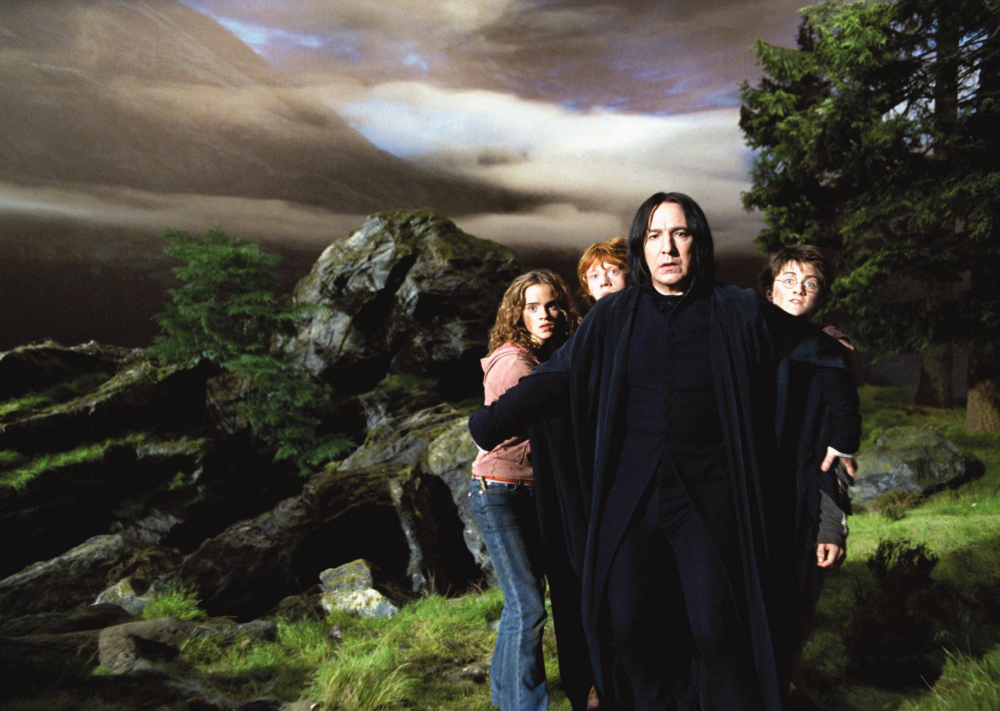 Alan Rickman in the fourth of eight outings as Professor Snape in Harry Potter and the Prisoner of Azkaban (2004)