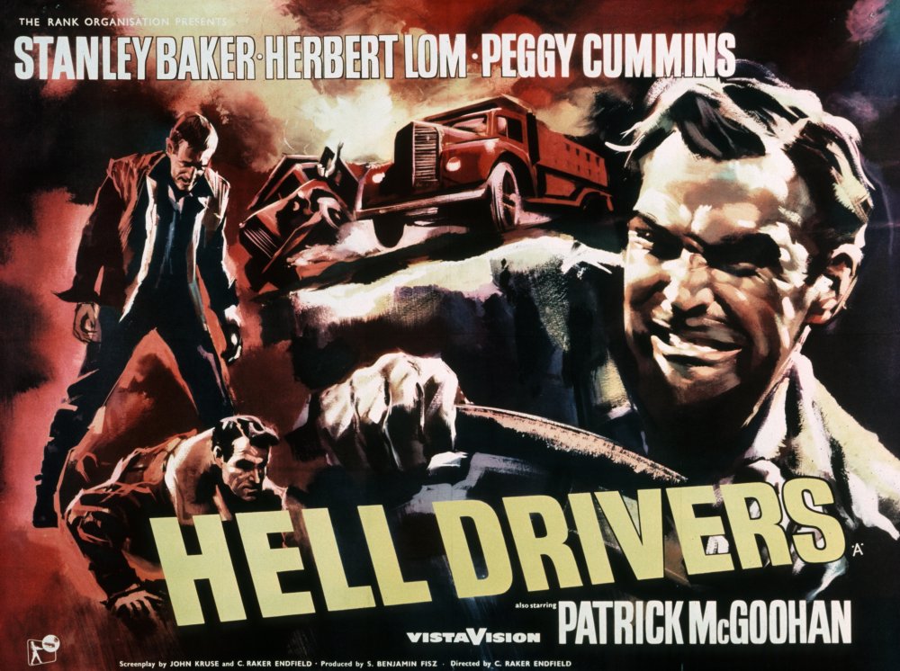 Hell Drivers (1957) poster