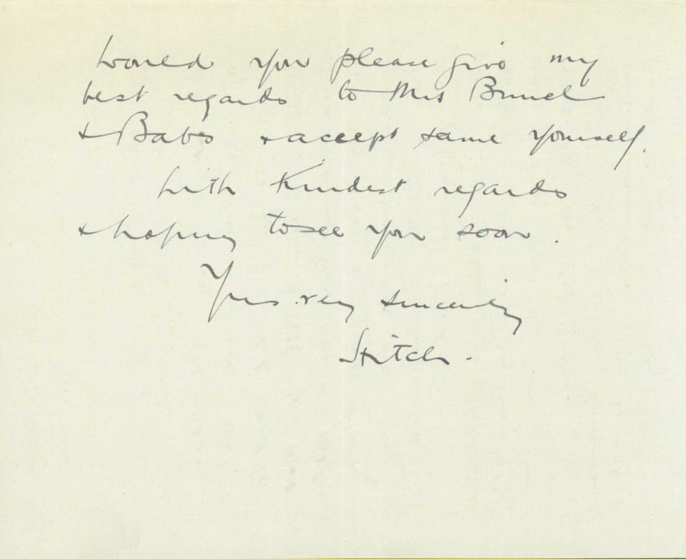 Hitchcock&#039;s letter to Adrian Brunel while working on The Pleasure Garden in 1925 (page 3)