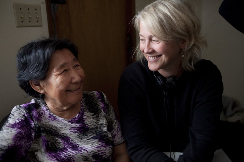 Madeline Piujuq Ivalu and Marie-Hélène Cousineau, co-directors of Uvanga (2013)