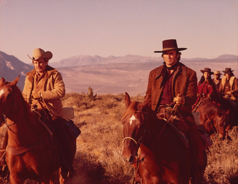 Clint Eastwood and Robert Duvall in Joe Kidd (1972)