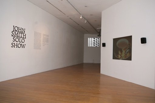 The entrance to John Smith&amp;rsquo;s solo show at the RCA (March-April 2010)