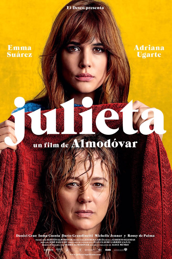 A poster for Pedro Almodóvar’s Julieta (2016)