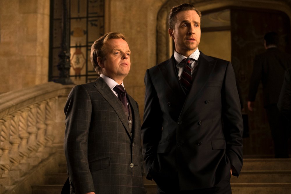 Toby Jones as Gunnar Eversol and Rafe Spall as Eli Mills