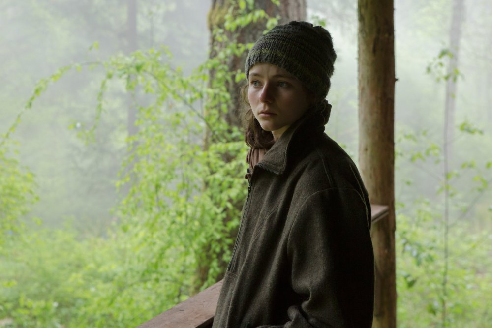 Thomasin Harcourt McKenzie as Tom in Leave No Trace