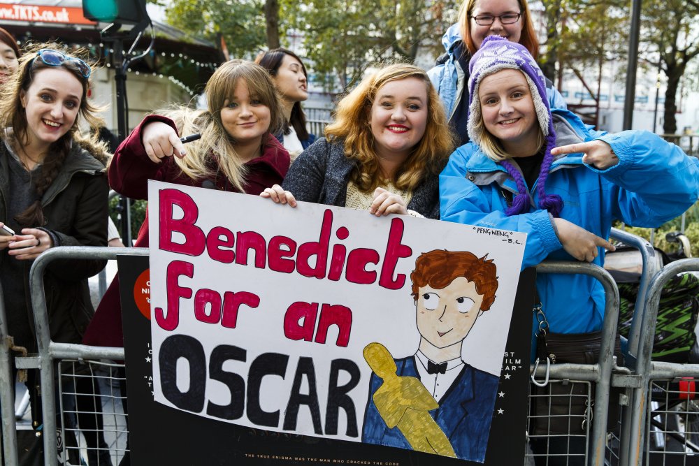 Benedict fans waited hours for the appearance of their idol at Leicester Square. They were not disappointed &amp;#8230; 