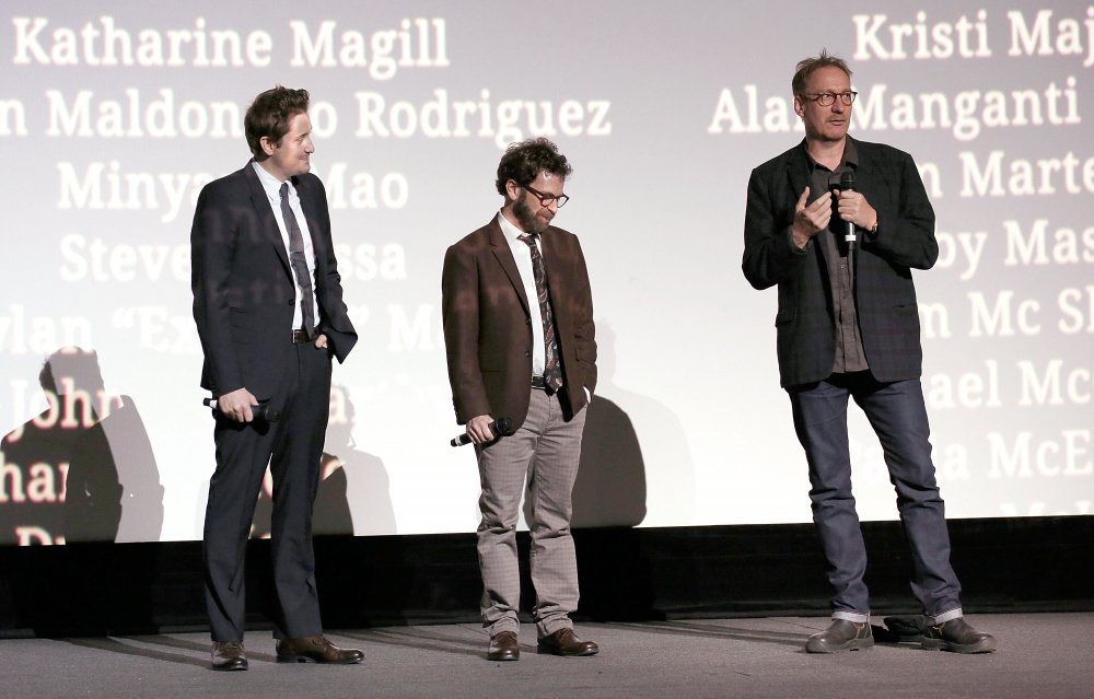 Duke Johnson, Charlie Kaufman and David Thewlis at the Surprise Film screening of Anomalisa