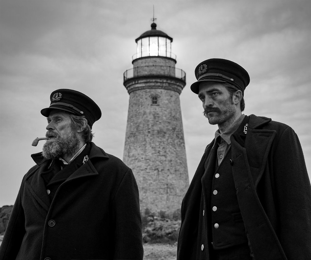 Willem Dafoe as the lighthouse-keeper and Robert Pattinson as his second