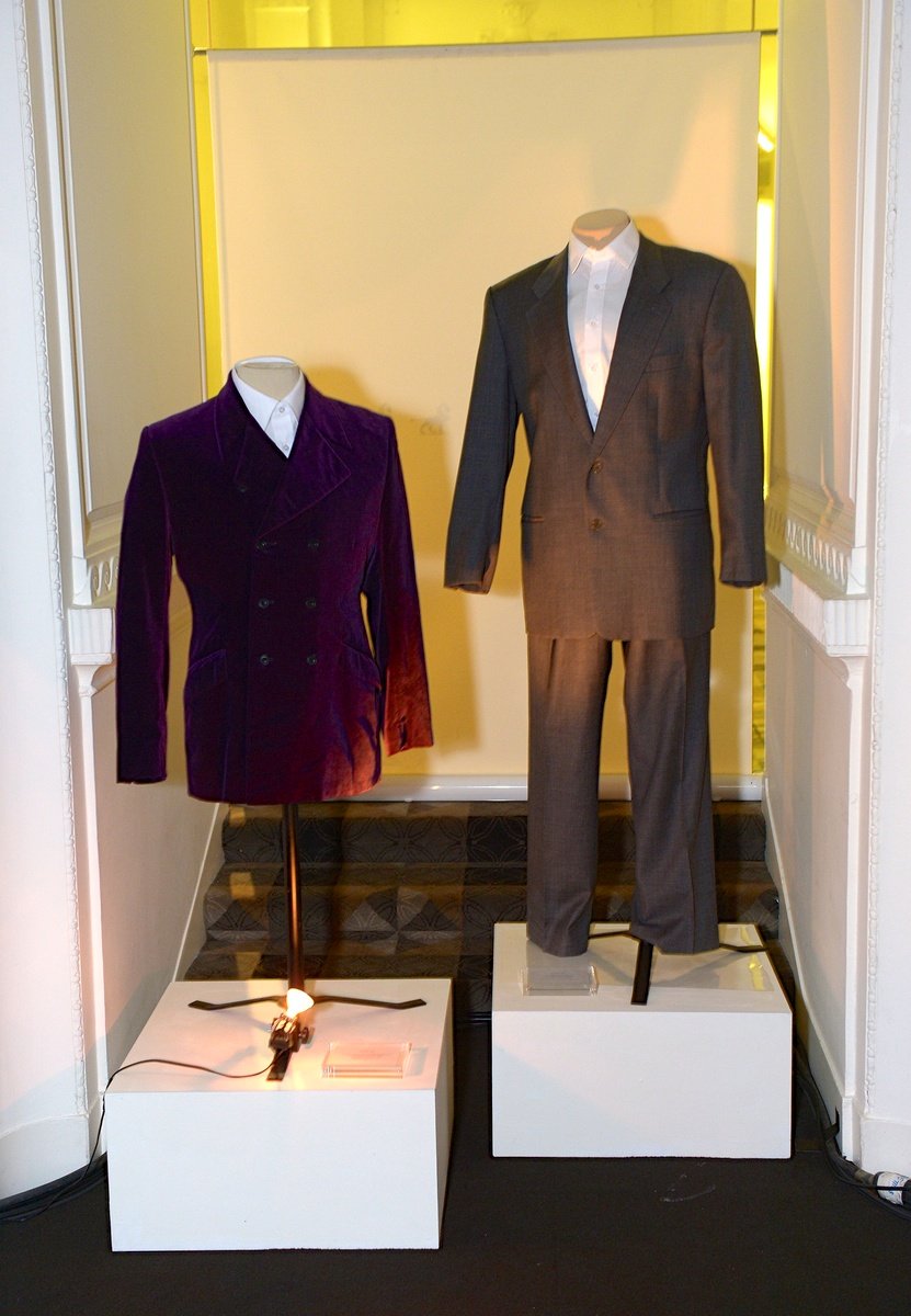 Velvet jacket worn by Daniel Craig in his breakthrough role as Geordie in Our Friends in the North (1996) and John Travolta&#039;s suit when he played the dual role of Sean Archer and Castor Troy in FACE/OFF
