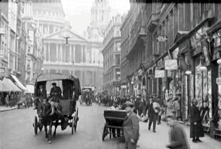 St Pauls looms in The Man from Home (1922)