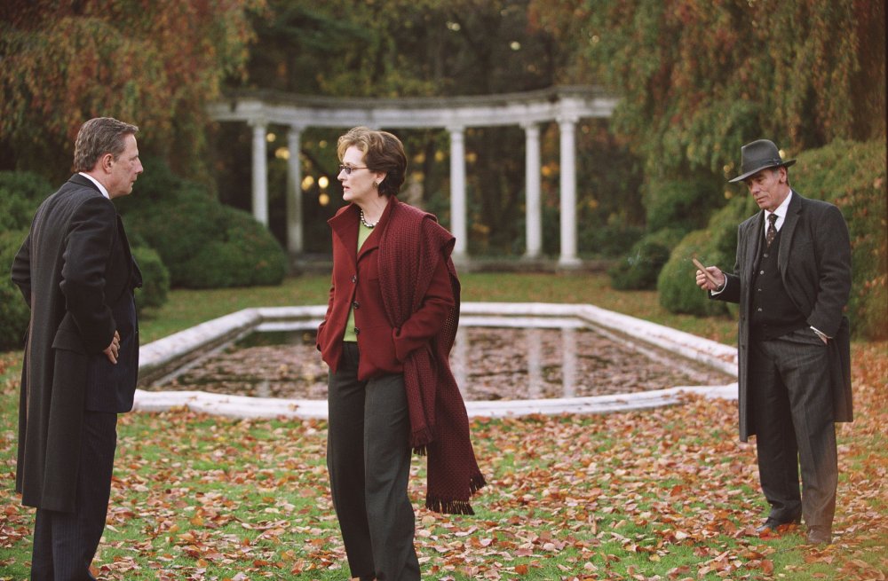 Meryl Streep as Senator Eleanor Prentiss Shaw, with Dean Stockwell (right)