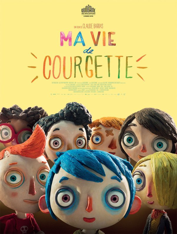 The festival poster for Claude Barras’s My Life as a Courgette (2016)