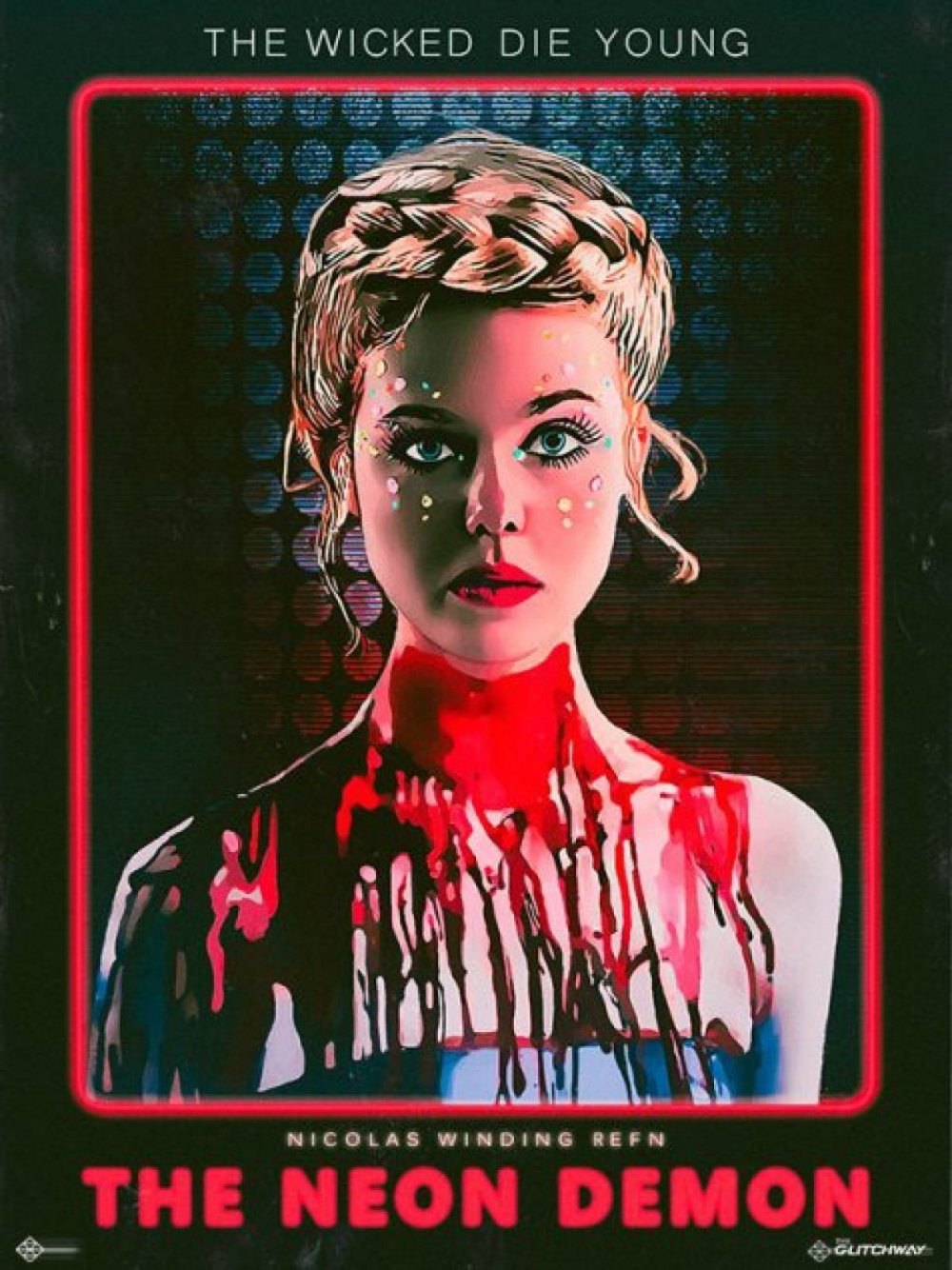 A festival poster for The Neon Demon (2016)
