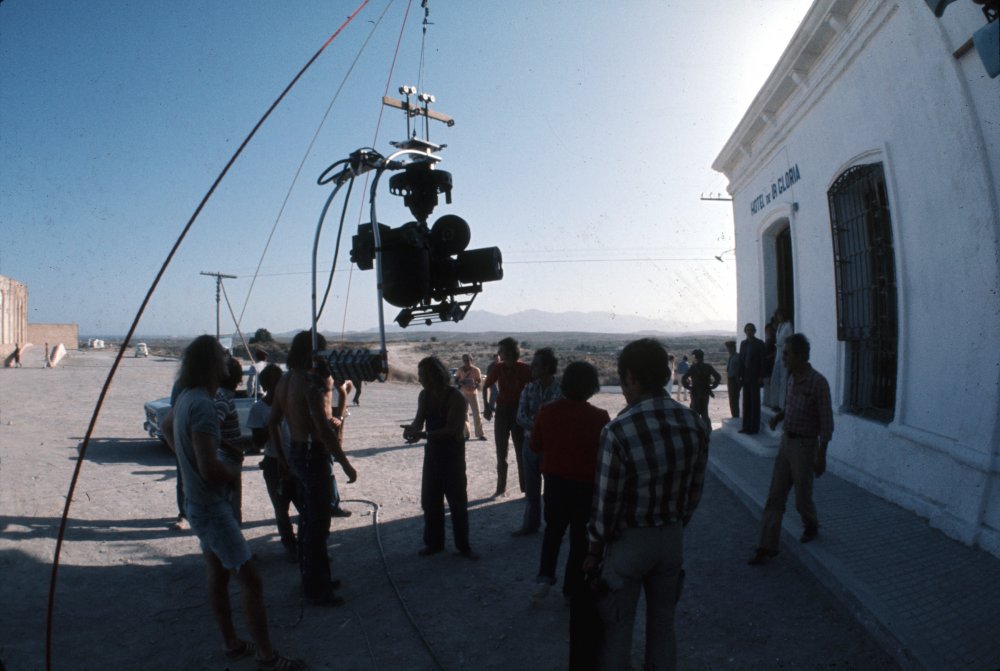 Filming the climax of The Passenger (1975)
