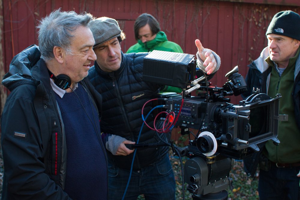 Stephen Frears on location for Philomena (2013)