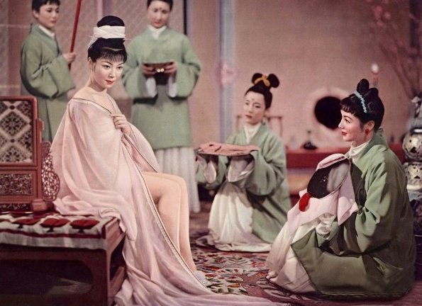 Kyo as the heroine of The Princess Yang Kwei Fei (Yokihi, 1955)
