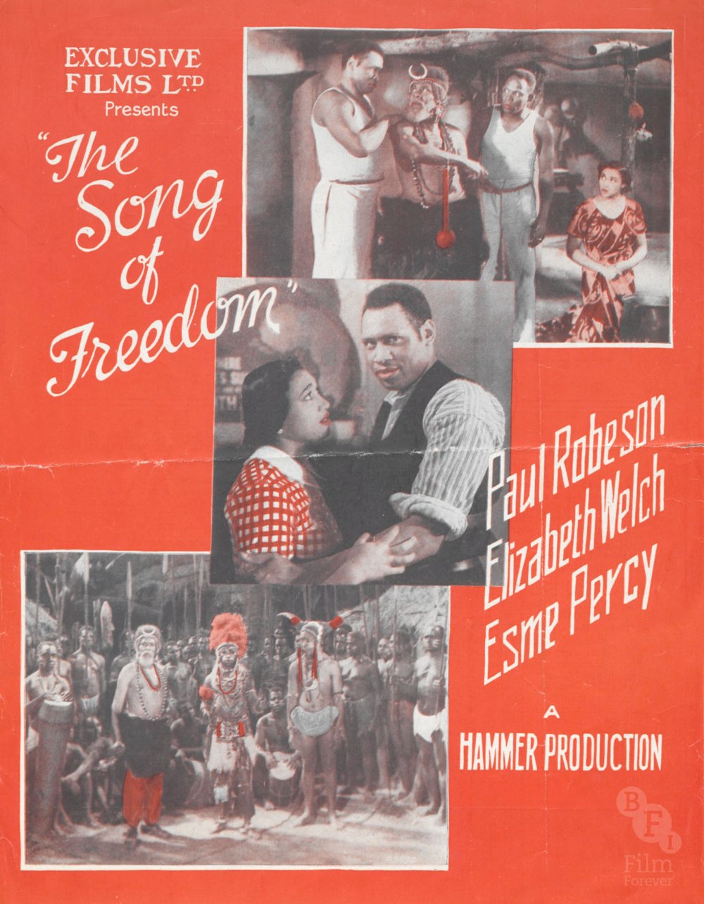 Song of Freedom (1936) pressbook