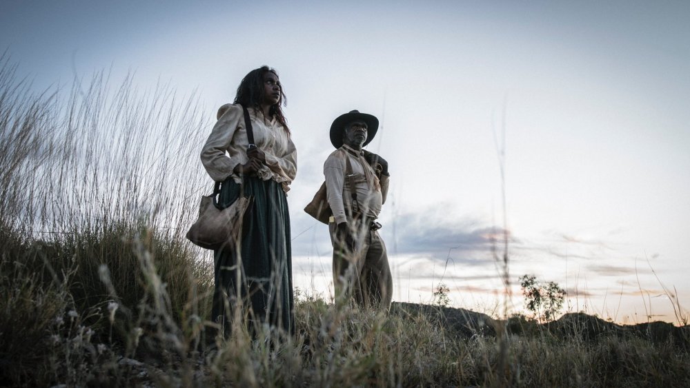 Natassia Gorey-Furber as Lizzie and Hamilton Morris as Sam Kelly in Sweet Country