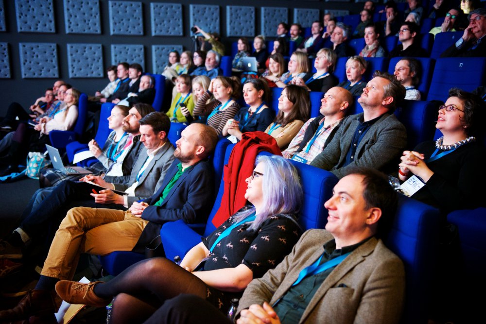 Audience at This Way Up conference in 2014