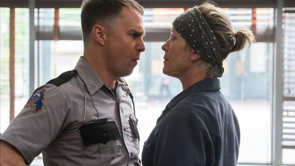 Sam Rockwell as Officer Dixon with McDormand