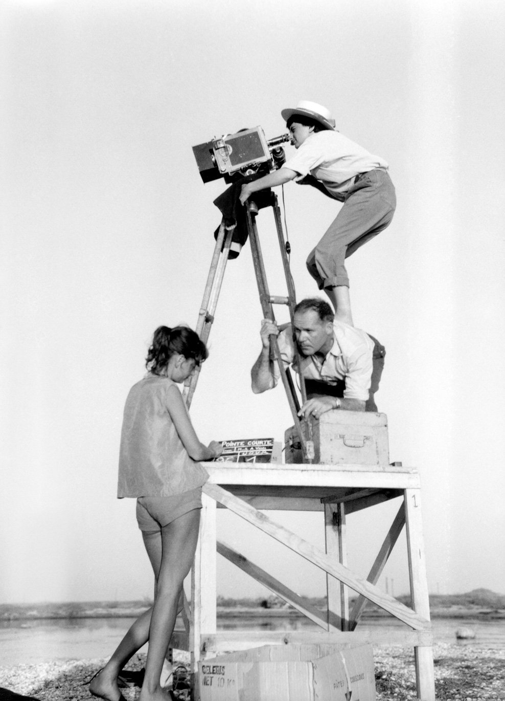 Agnès Varda directing La Pointe courte (1955)