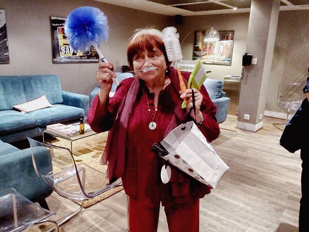 The brooms of Agn&amp;egrave;s&amp;hellip; Varda, who turned 90 in June, with the ten &lt;em&gt;balais&lt;/em&gt; given her at BFI Southbank to top up the commemorative 80 she receives at the end of 2008&amp;rsquo;s The Beaches of Agn&amp;egrave;s