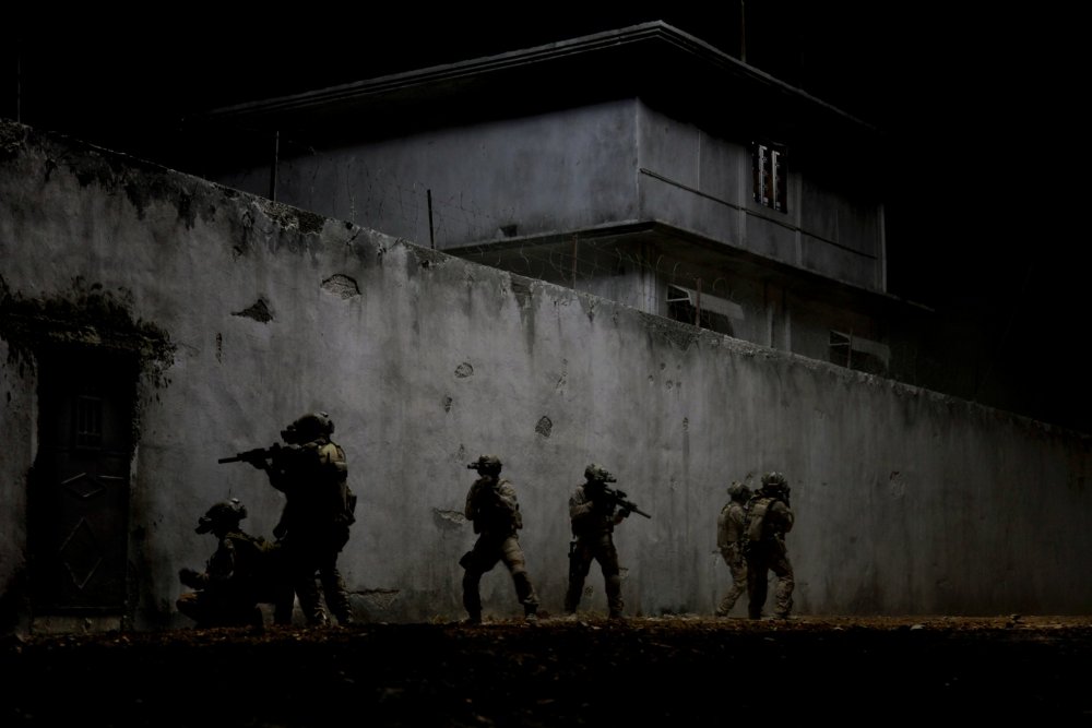 In the dark: the attack on Bin Laden&amp;rsquo;s compound.