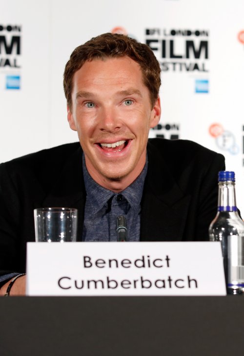 Benedict Cumberbatch at the press conference for The Imitation Game at the 58th BFI London Film Festival
